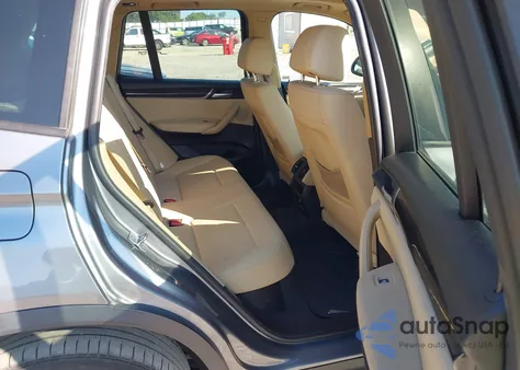 2017 BMW X3 Sdrive28I z USA, uszkodzony, nr VIN 5UXWZ7C32H0X42277